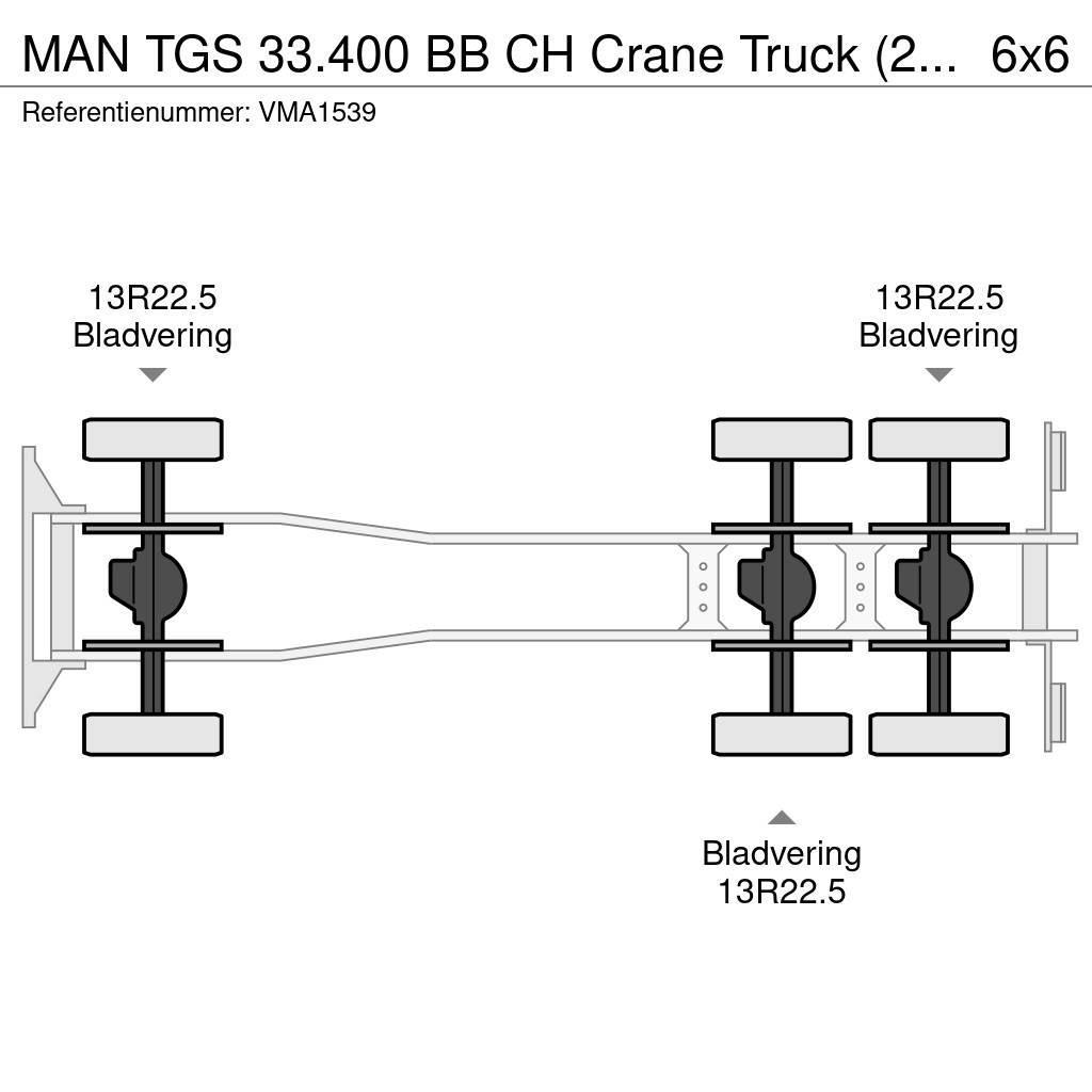 MAN TGS 33.400 BB CH Crane Truck (2 units) Żurawie szosowo-terenowe