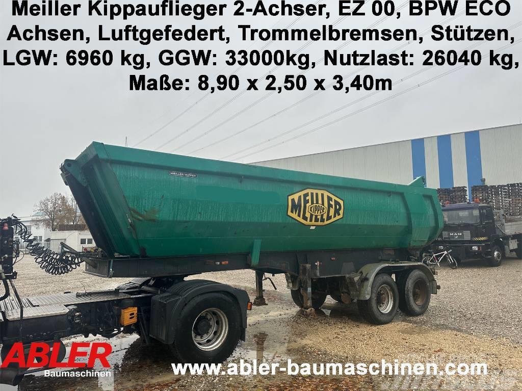 Meiller 2-Achser Kippauflieger BPW ECO Luftgefedert Naczepy do transportu ładunków nietypowych