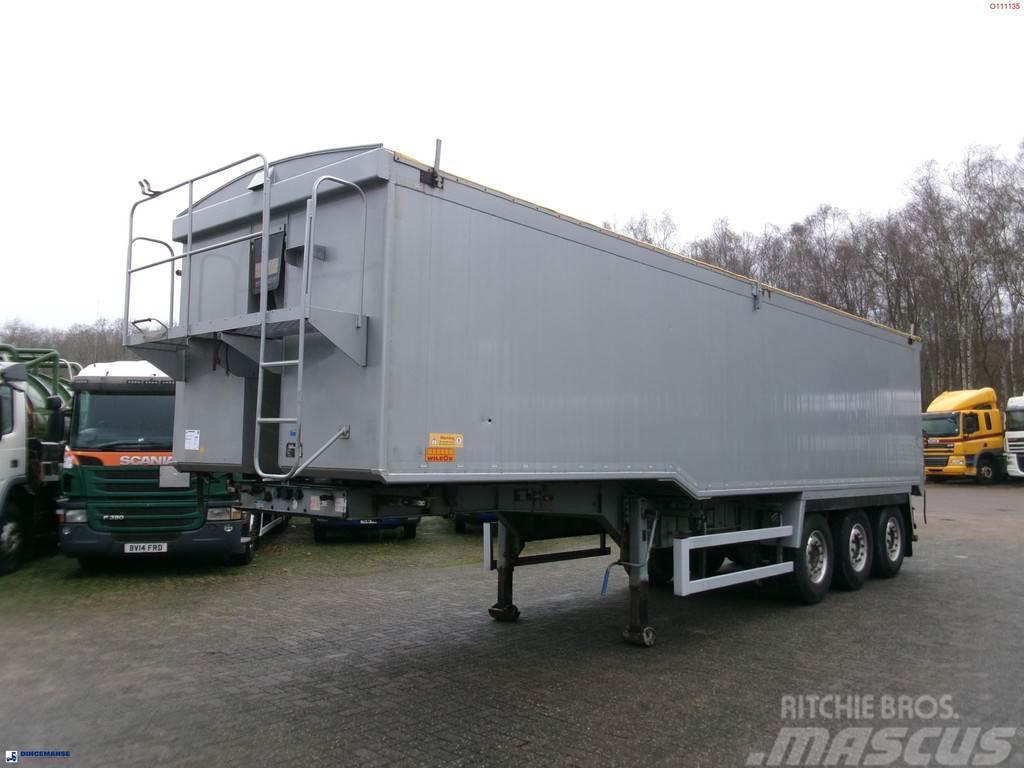 Wilcox Tipper trailer alu 52 m3 + tarpaulin Naczepy wywrotki / wanny