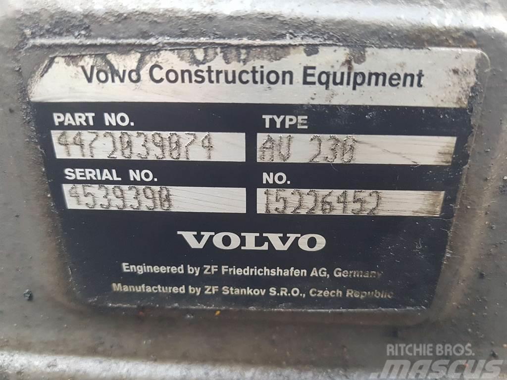Volvo L30G-VOE15226452-ZF AV-230-Axle/Achse/As Mosty, wały i osie