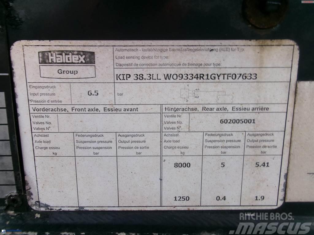 Feldbinder Powder tank alu 38 m3 (tipping) Naczepy cysterna