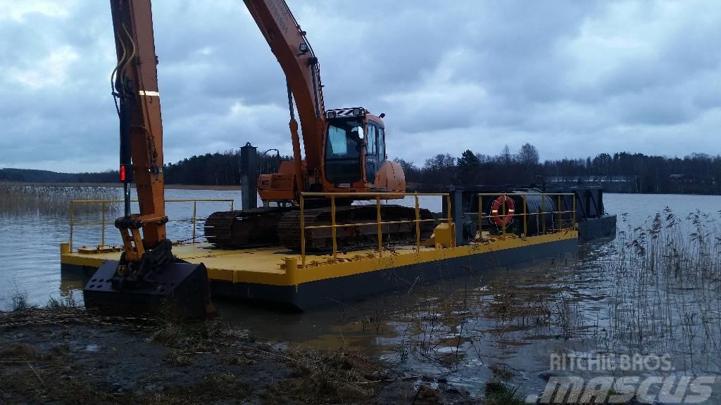  FB Pontoons FBP  Working Ferry Łodzie, pontony i barki budowlane