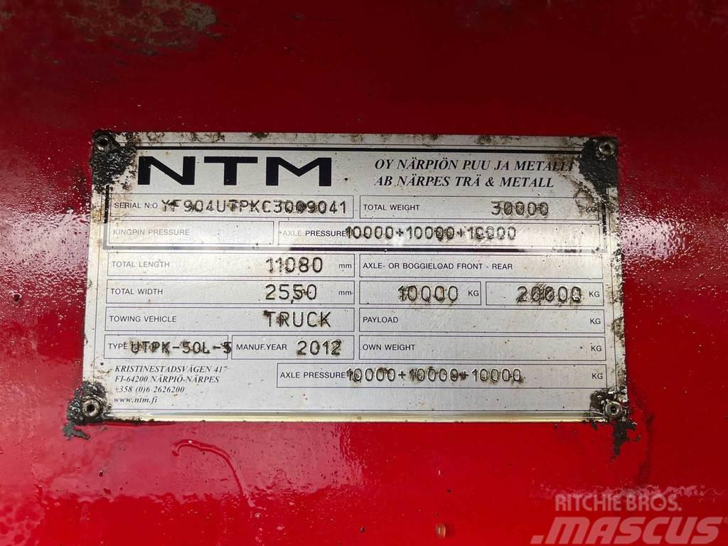 NTM UTPK-50L-5 BOX L=8525 mm Przyczepy wywrotki