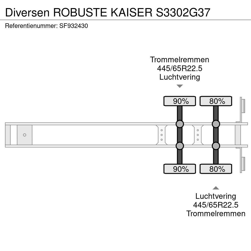 Robuste Kaiser S3302G37 Naczepy wywrotki / wanny