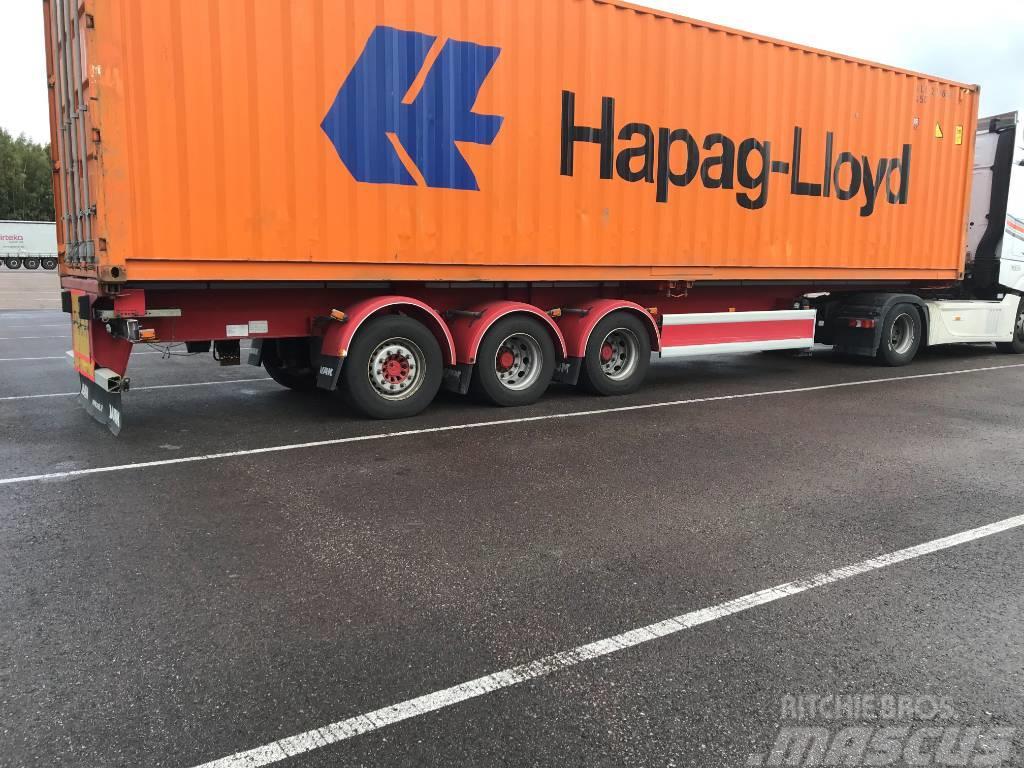 VAK Konttivaunu Naczepy do transportu kontenerów