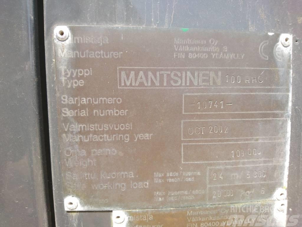 Mantsinen 100 RHC (5100HRS ONLY) Koparki do złomu / koparki przemysłowe