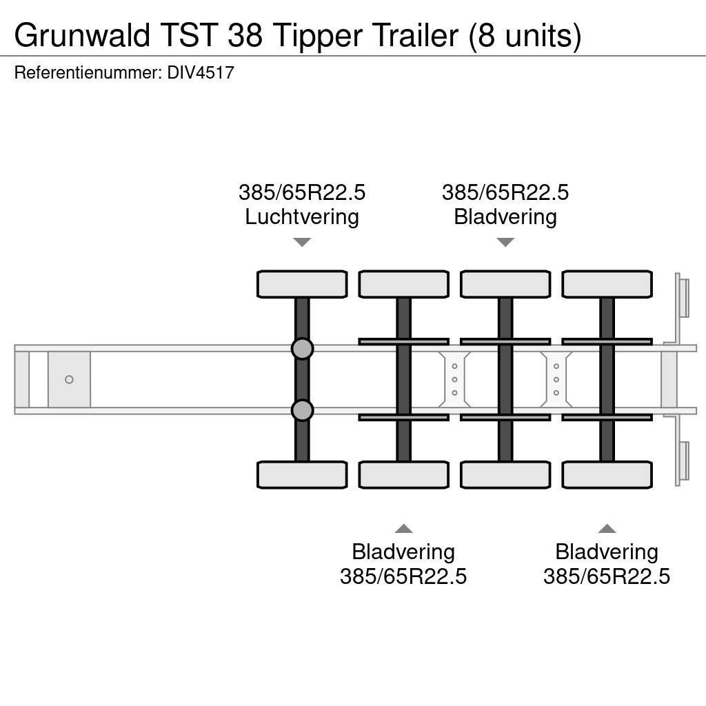 Grunwald TST 38 Tipper Trailer (8 units) Naczepy wywrotki / wanny