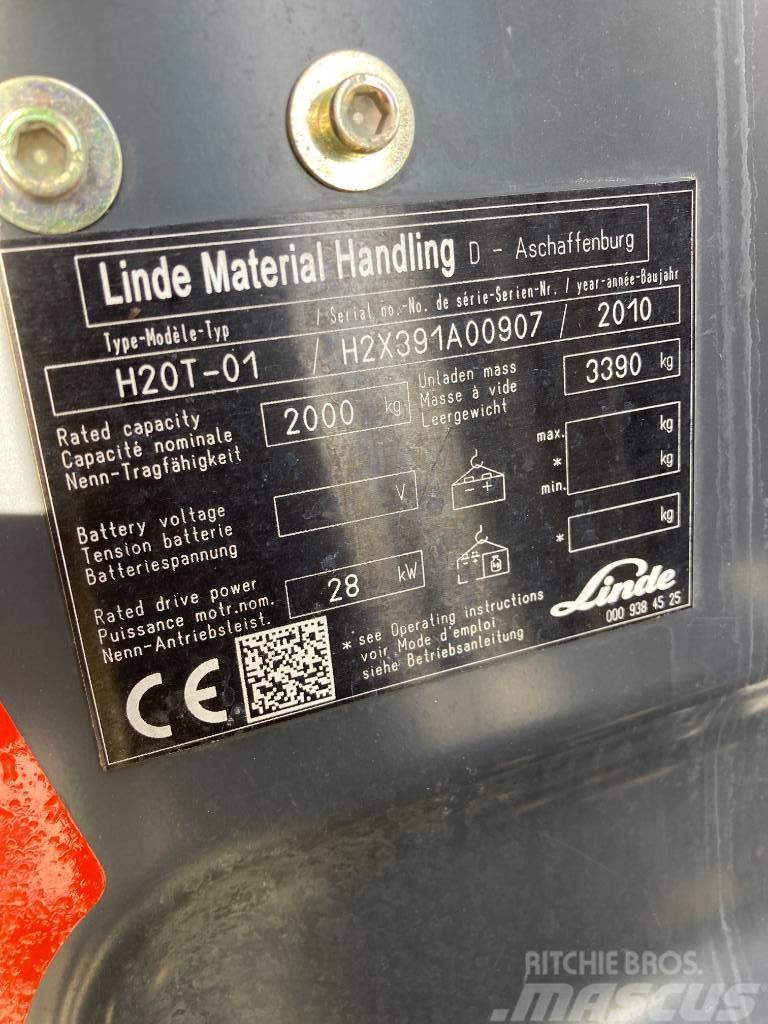 Linde H20T/391 Wózki LPG