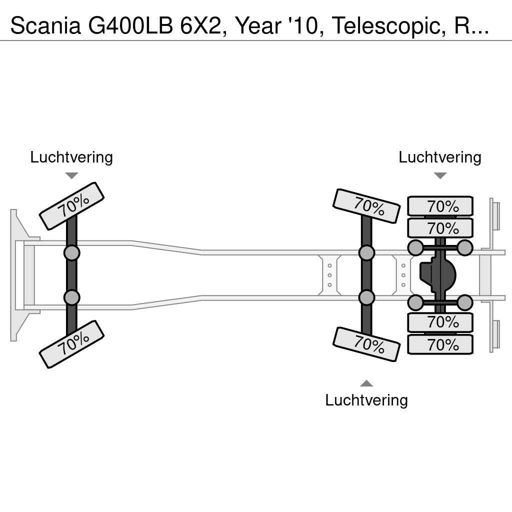 Scania G400LB 6X2, Year '10, Telescopic, Remote control! Bramowce