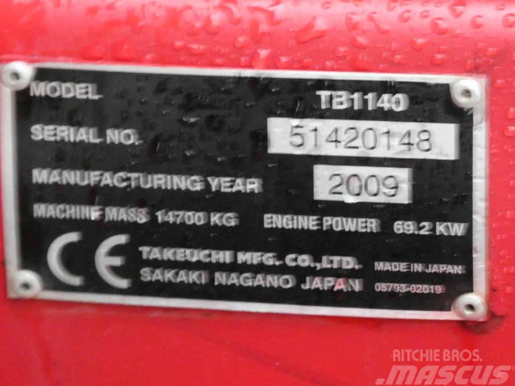 Takeuchi TB1140 + Palfinger PK 7501 + ENGCON Koparki gąsienicowe