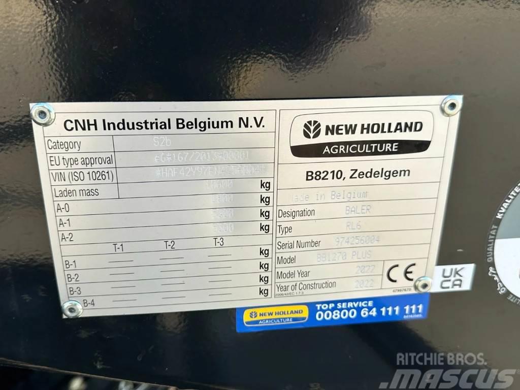 New Holland Bigbaler 1270 Plus bj 2022 met 3000 balen Kombajny silosowe