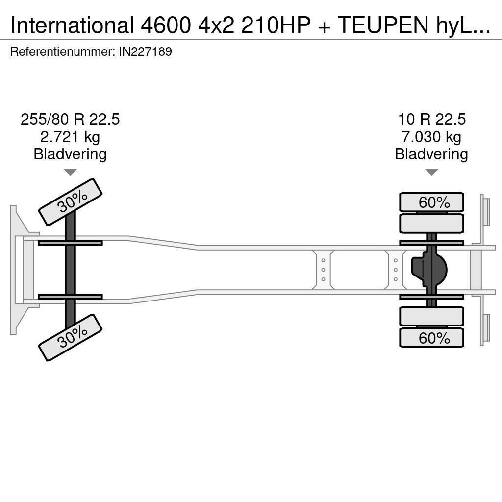 International 4600 4x2 210HP + TEUPEN hyLIFT Podnośniki koszowe