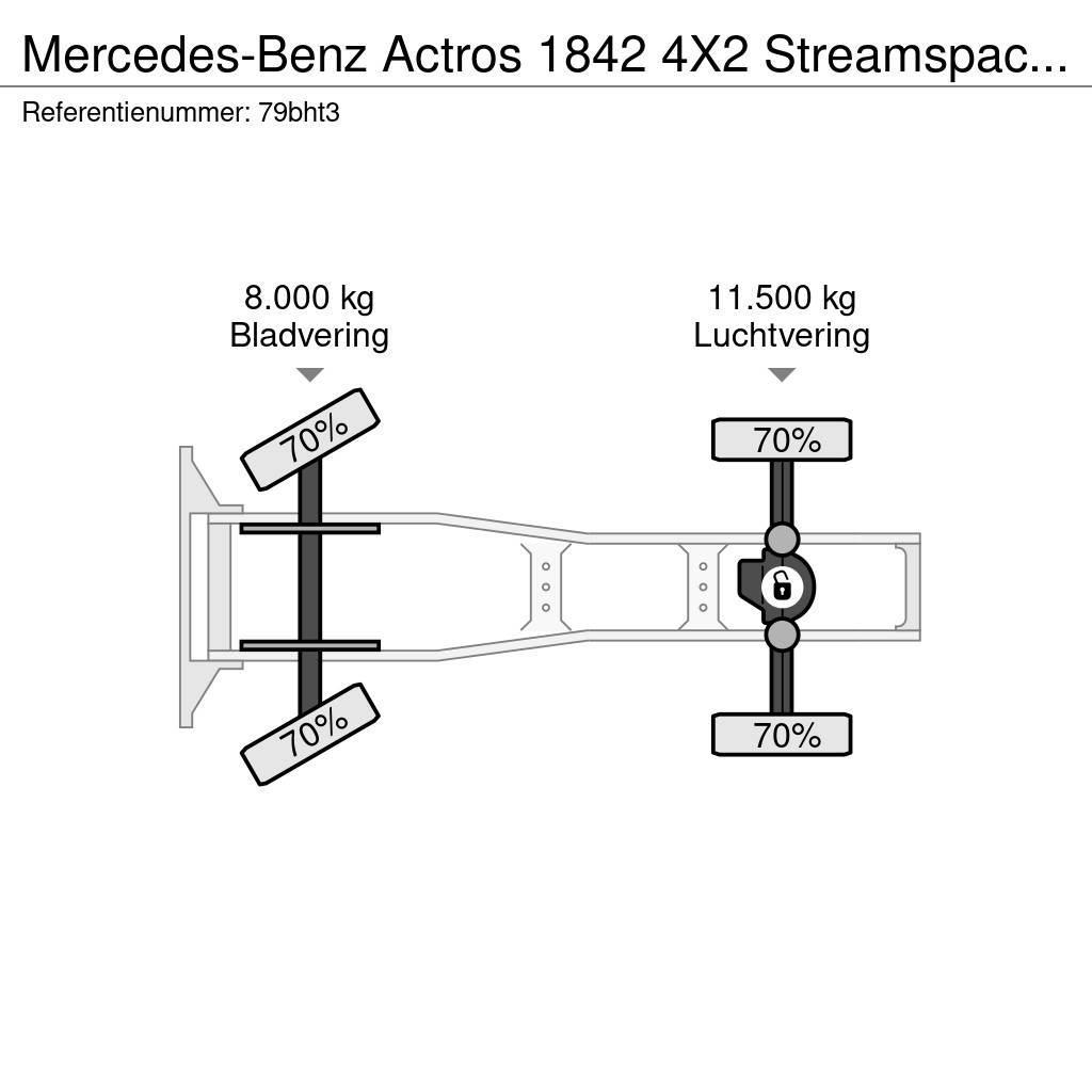 Mercedes-Benz Actros 1842 4X2 Streamspace NL Truck Side skirts 8 Ciągniki siodłowe