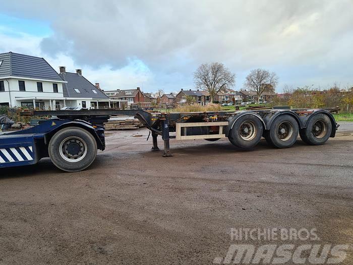 Nooteboom 3 AXLE CONTAINER CHASSIS ALL CONNECTIONS ROR DRUM Naczepy do transportu kontenerów