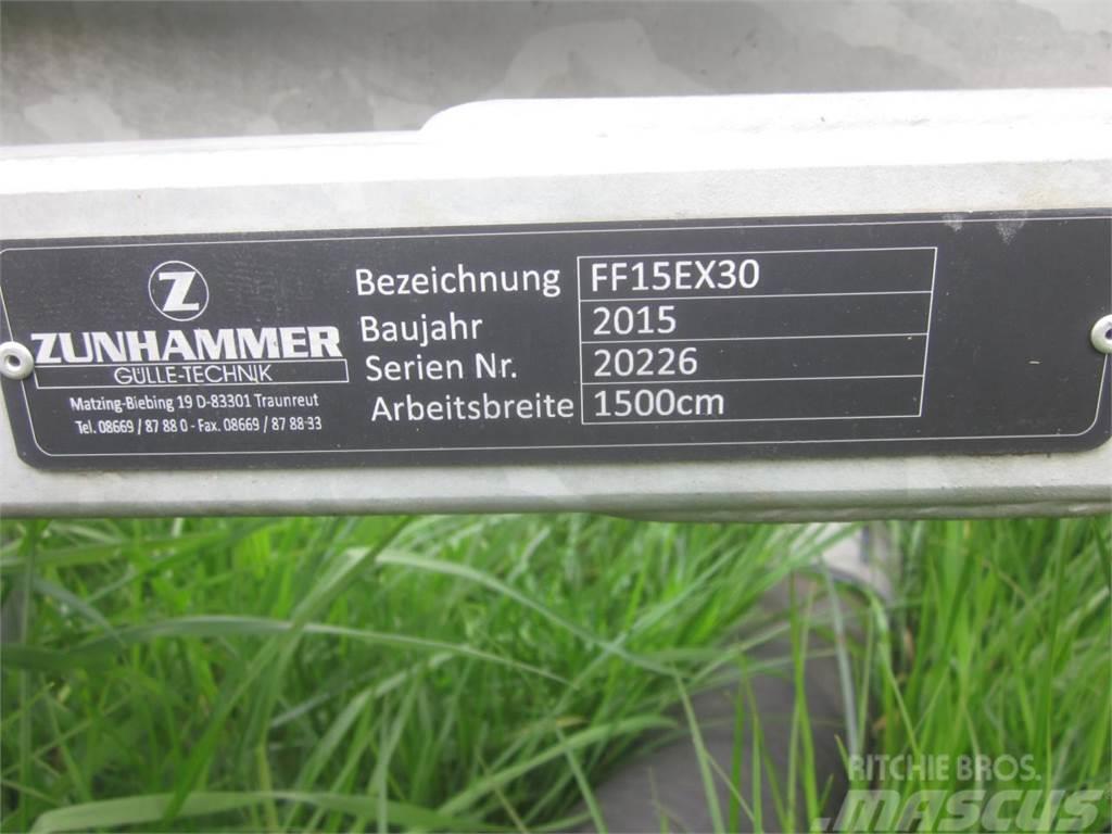 Zunhammer FF15EX30 Schleppschuh Verteiler Gestänge, 15 m, VO Rozrzutnik obornika