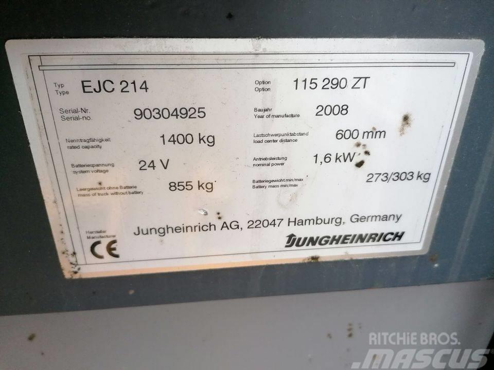 Jungheinrich EJC 214 Wózki widłowe unoszące z dyszlem