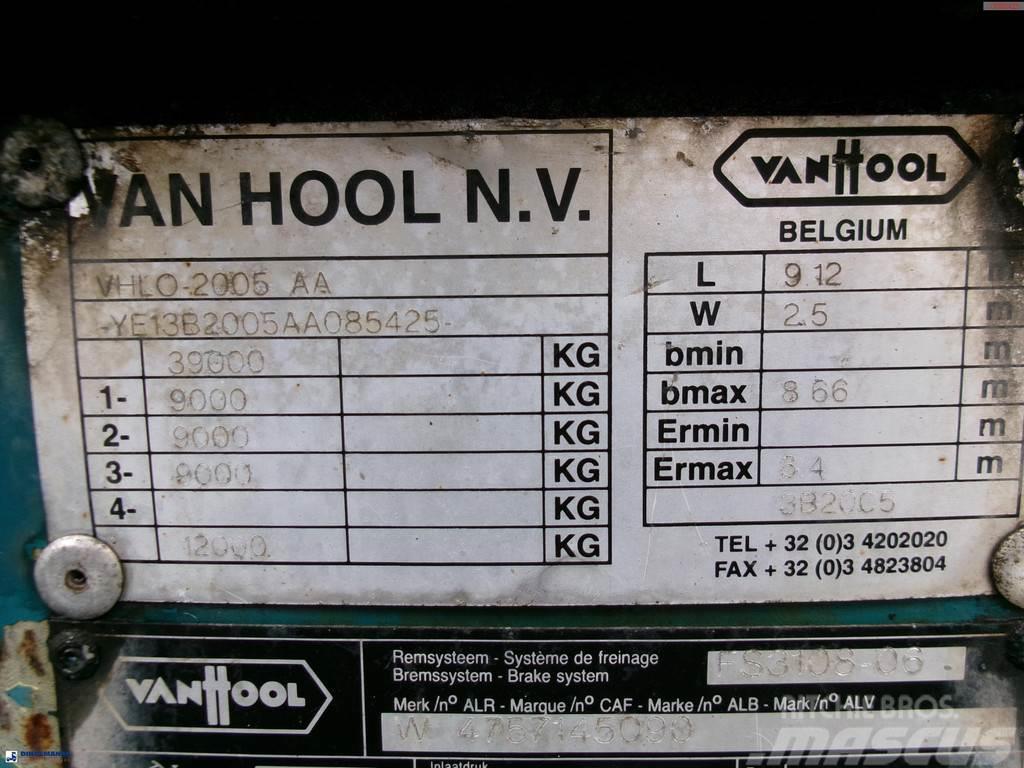 Van Hool 3-axle container chassis 20,30 ft. Naczepy do transportu kontenerów