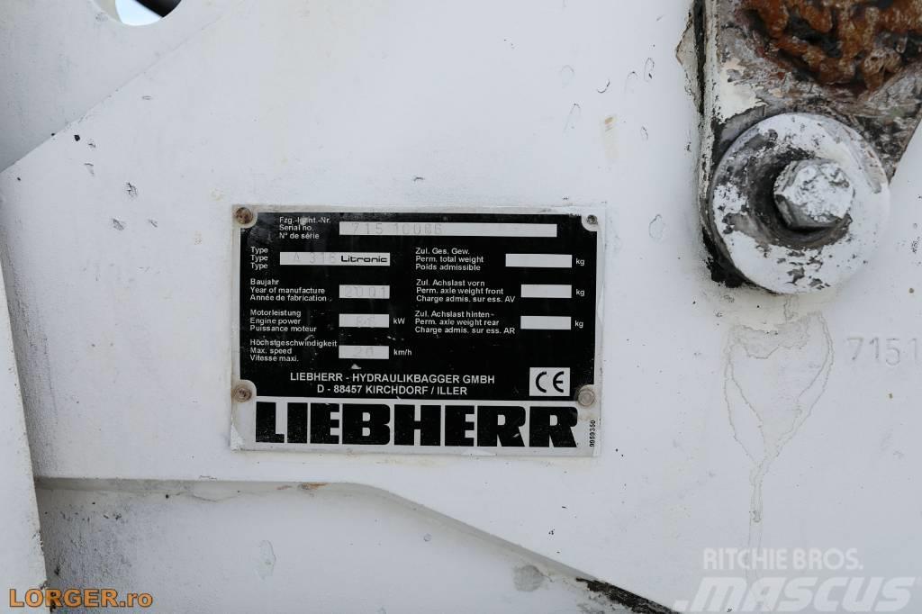 Liebherr A 316 Litronic Koparki kołowe