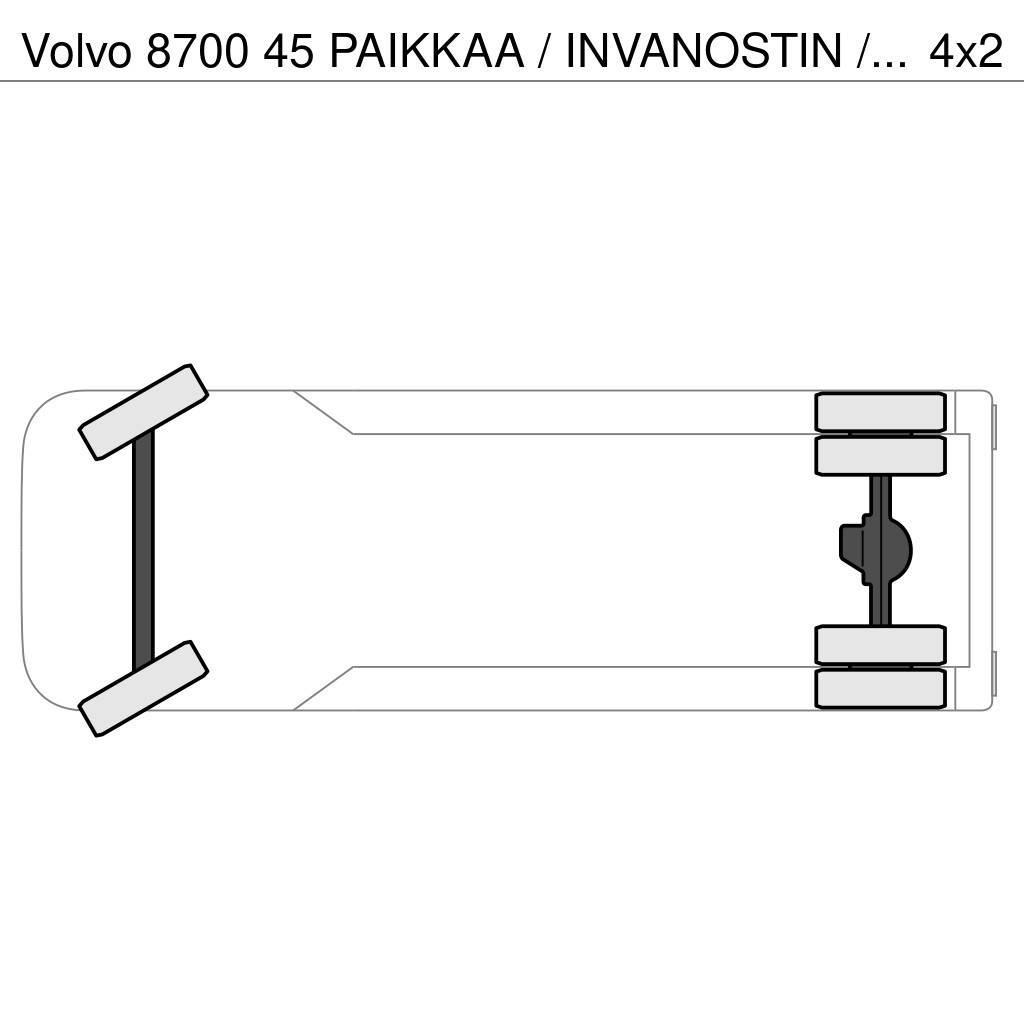 Volvo 8700 45 PAIKKAA / INVANOSTIN / EURO 5 Autobusy międzymiastowe