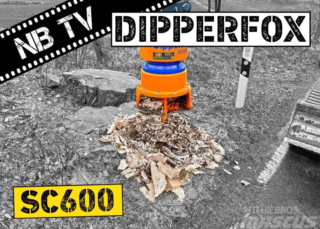 Dipperfox Baumstumpffräse SC600 -  60 Stümpfe pro Frezarki do pni