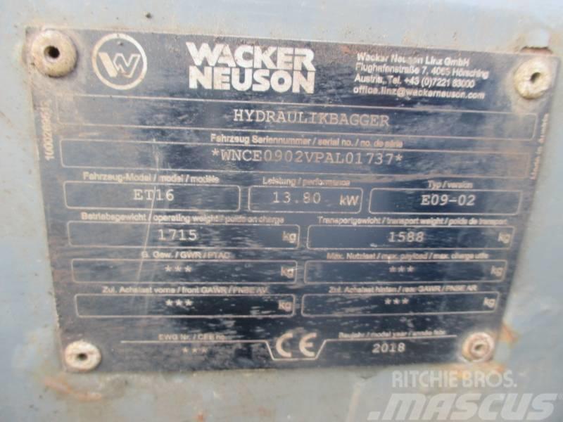Wacker Neuson ET16 Minikoparki