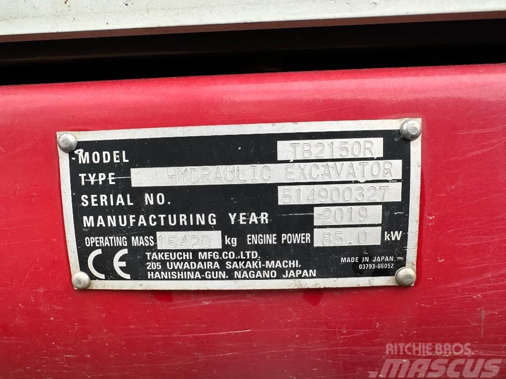 Takeuchi TB2150R Koparki gąsienicowe