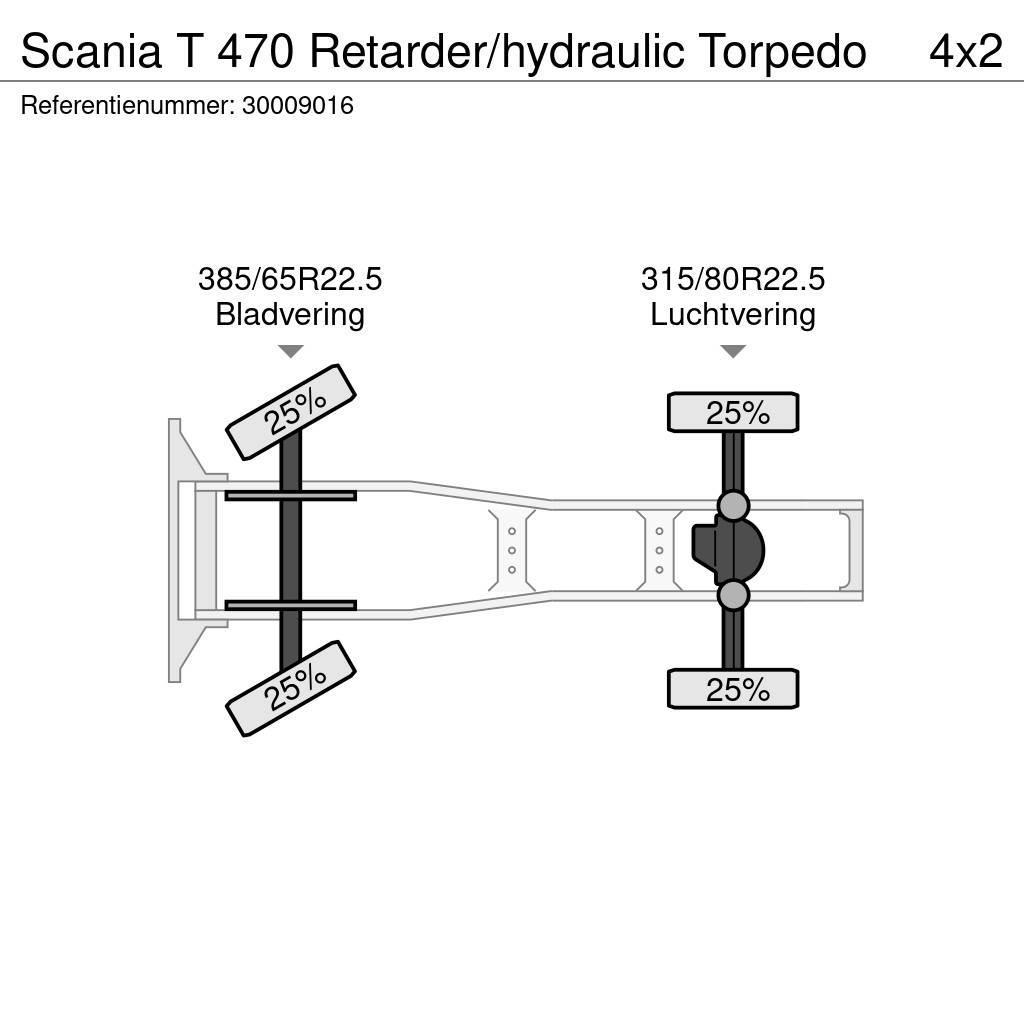 Scania T 470 Retarder/hydraulic Torpedo Ciągniki siodłowe