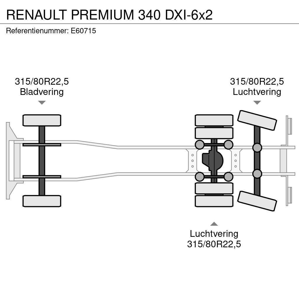 Renault PREMIUM 340 DXI-6x2 Samochody ciężarowe ze skrzynią zamkniętą