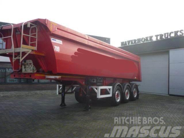 MOL 28m3 3 axle tipper trailer Alubox - Steelchassis ( Naczepy wywrotki / wanny