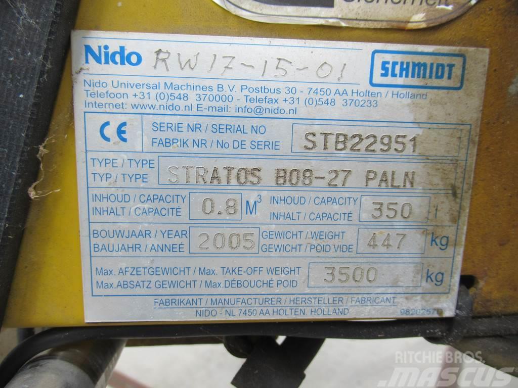 Nido - Schmidt STRATOS B08-27 PALN 0,8m3 + 350 L Zoutst Piaskarki i solarki