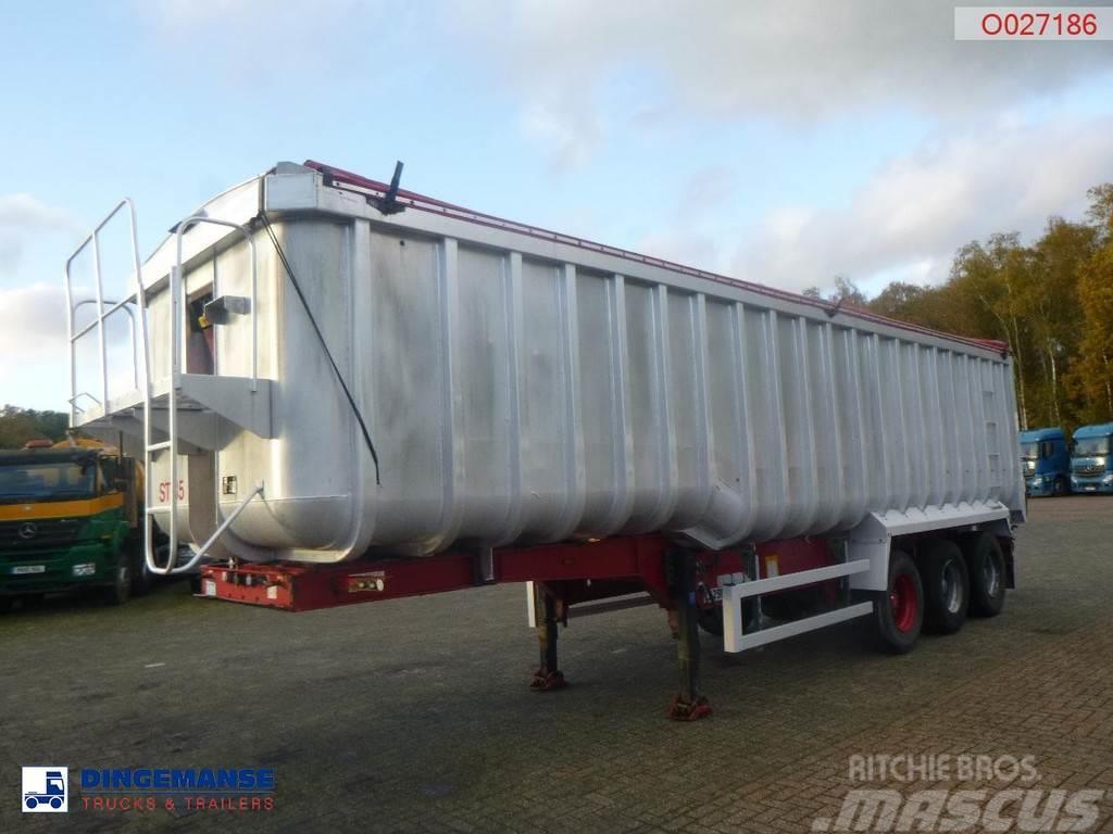 Montracon Tipper trailer alu 53.6 m3 + tarpaulin Naczepy wywrotki / wanny