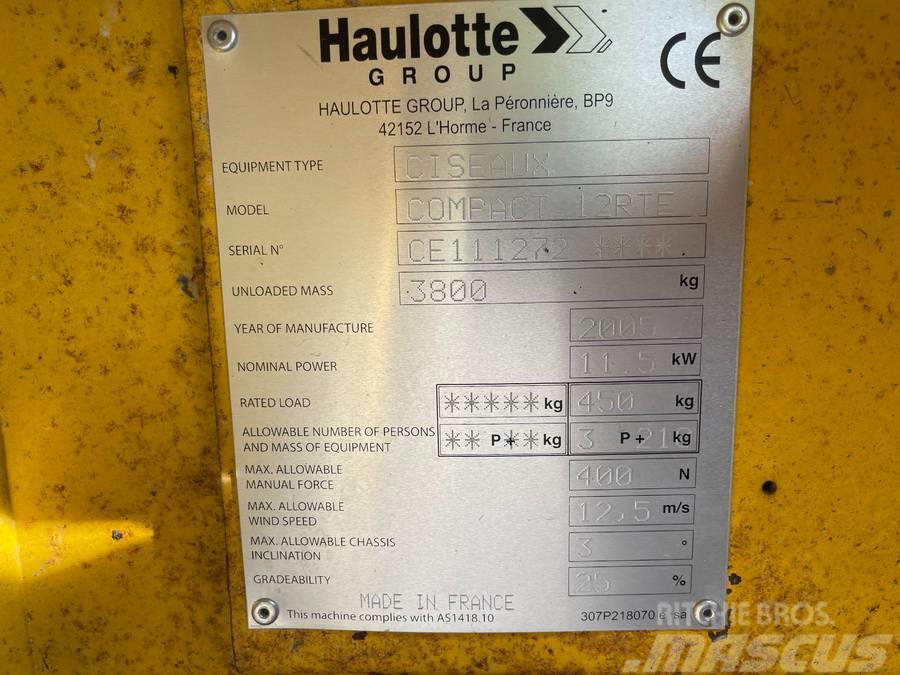 Haulotte Compact 12 RTE Podnośniki nożycowe