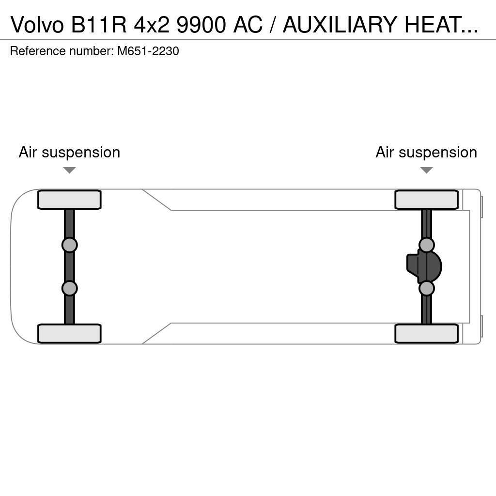 Volvo B11R 4x2 9900 AC / AUXILIARY HEATING / CD / TV / W Autobusy międzymiastowe