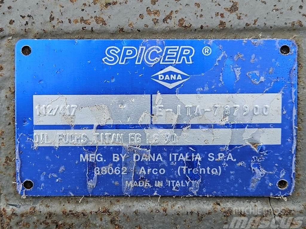 Atlas Weycor AR580-Spicer Dana 112/417-Axle/Achse/As Mosty, wały i osie