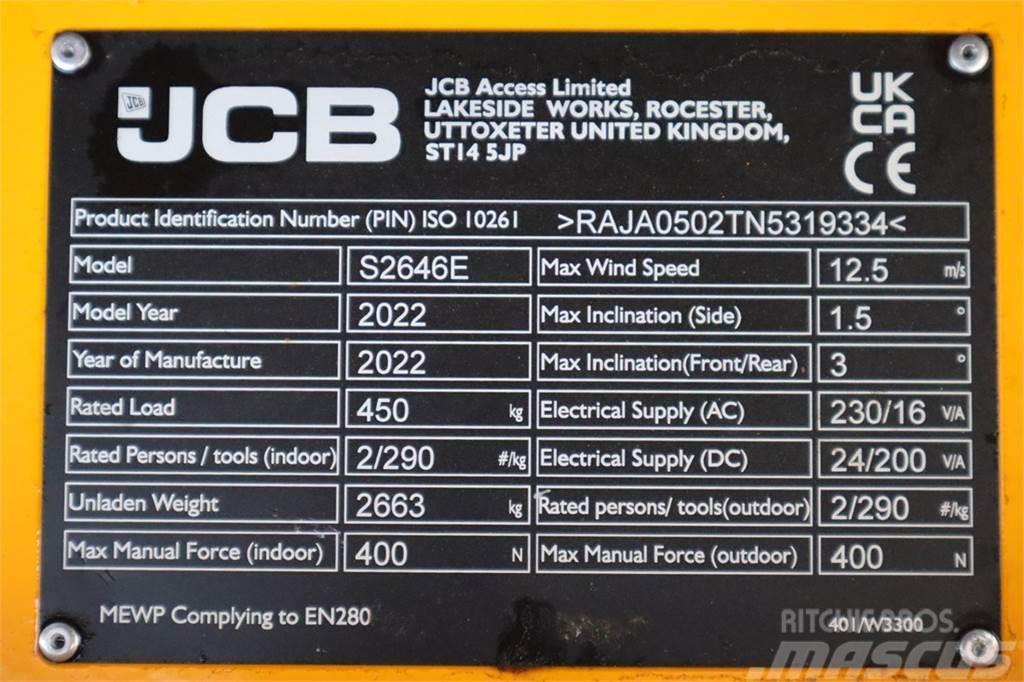 JCB S2646E Valid inspection, *Guarantee! New And Avail Podnośniki nożycowe