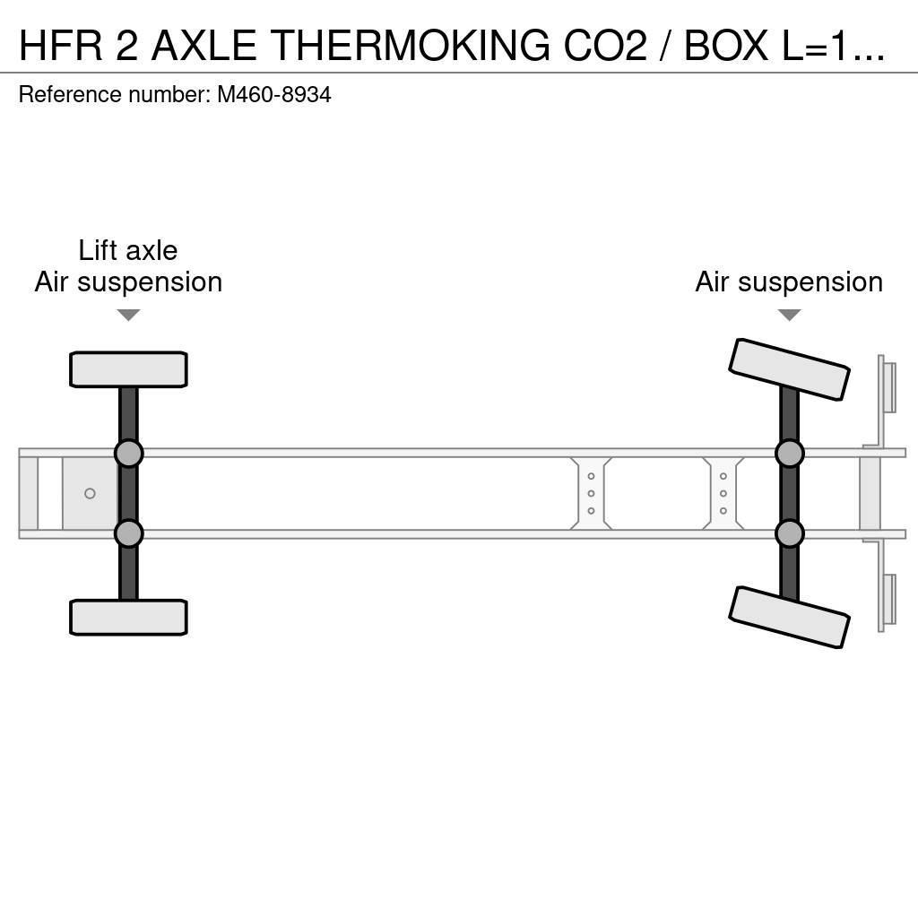 HFR 2 AXLE THERMOKING CO2 / BOX L=12699 mm Naczepy chłodnie