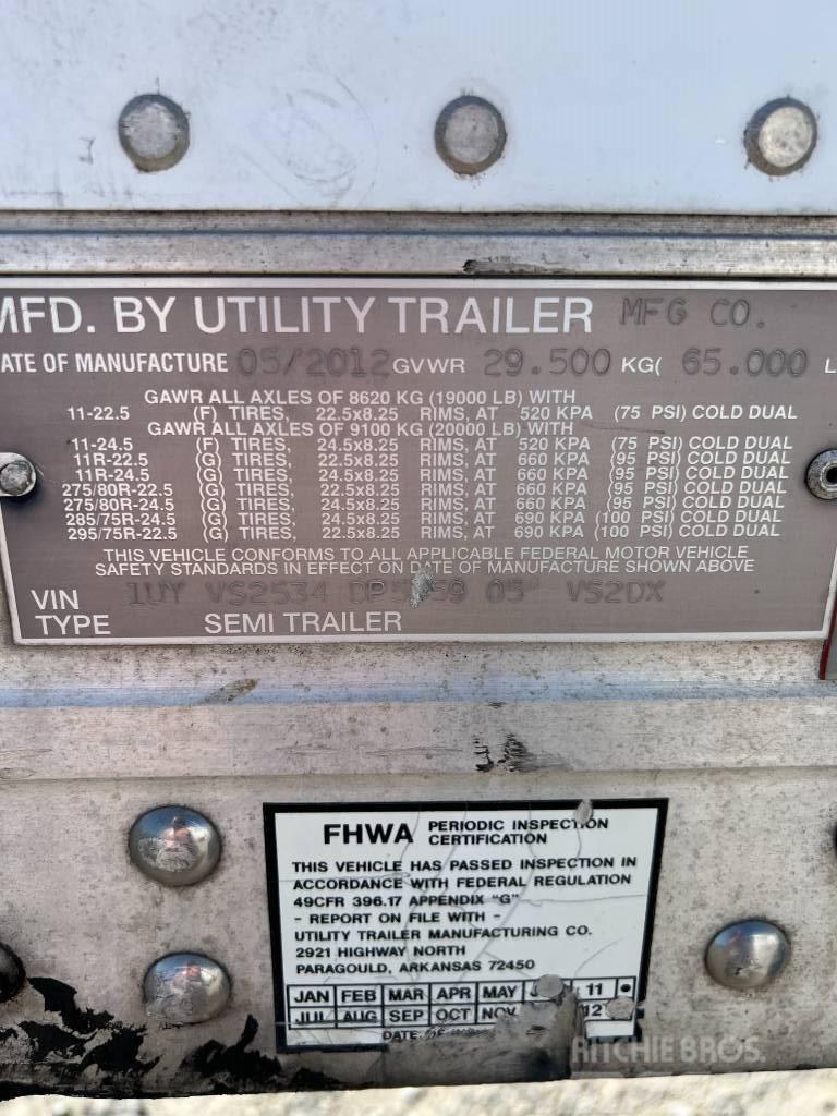 Utility 4000D-X Przyczepy ze skrzynią zamkniętą