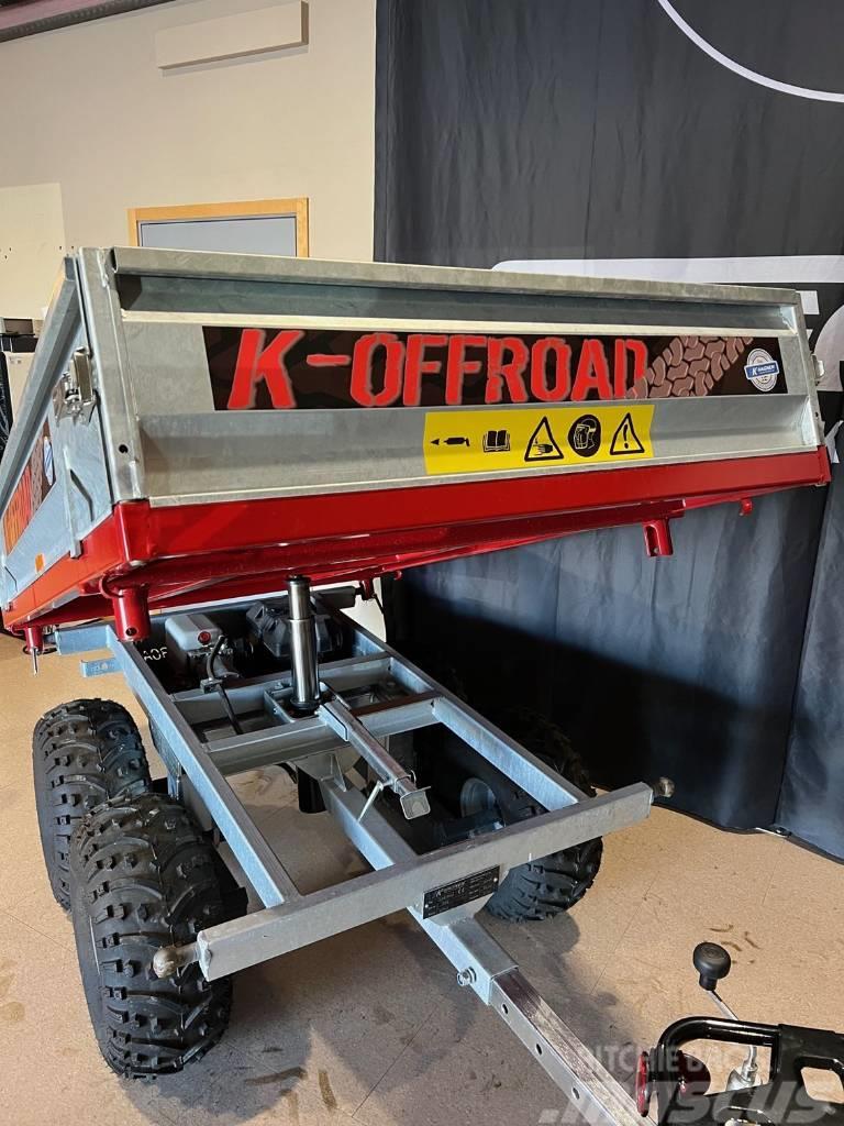  K Vagnen K-Offroad EL Tipp med fjärr 1200kg Wywrotki rolnicze