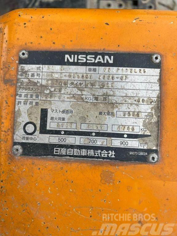 Nissan Duplex, 2.500KG, 4.926hrs!!, no charger 02ZP1B2L25 Wózki elektryczne