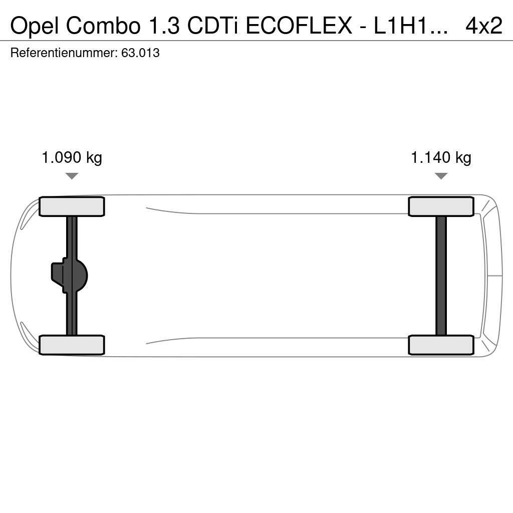 Opel Combo 1.3 CDTi ECOFLEX - L1H1 - AC - Cruise - Hook Samochody dostawcze ze skrzynią zamkniętą