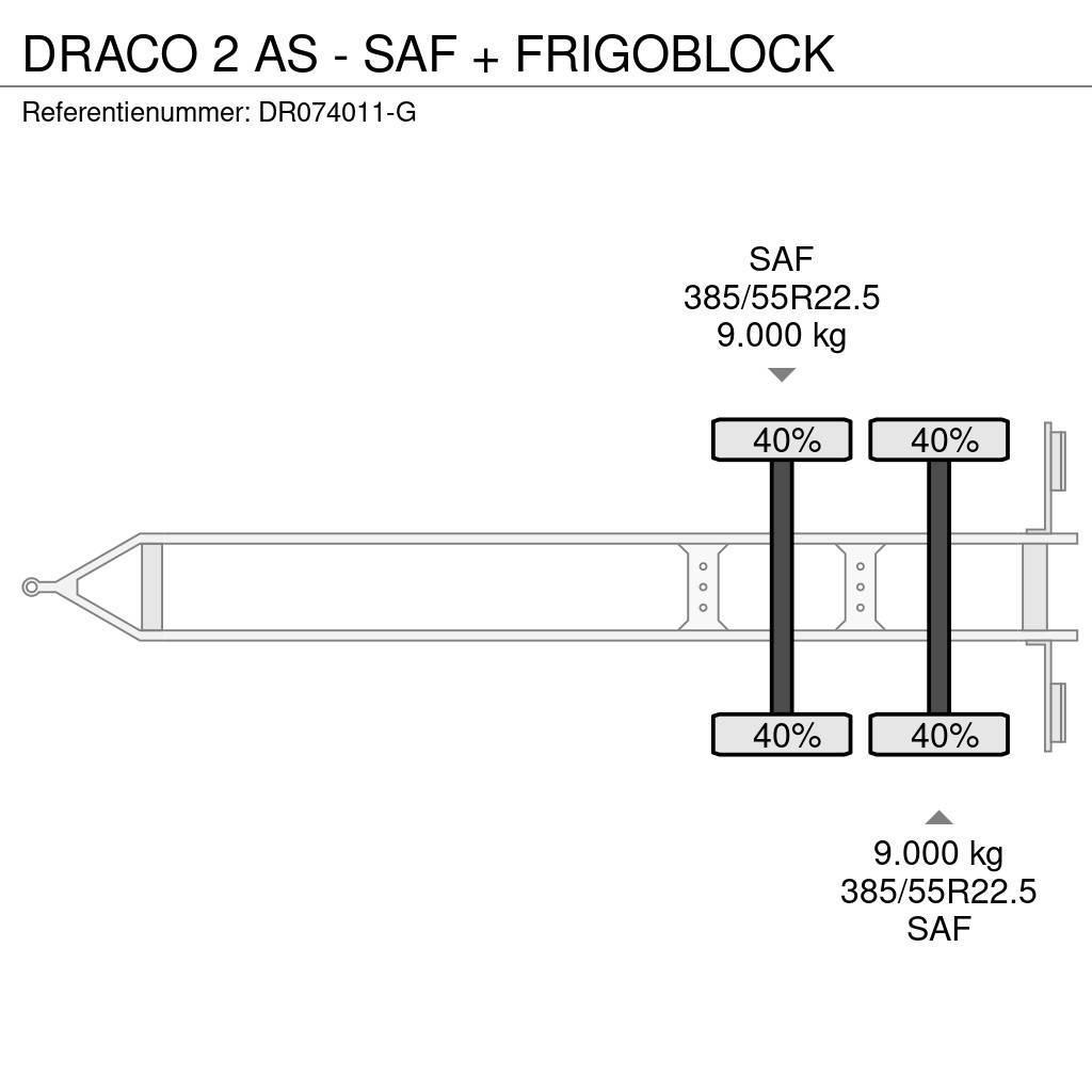 Draco 2 AS - SAF + FRIGOBLOCK Przyczepy chłodnie
