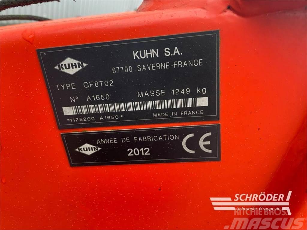 Kuhn GF 8702 Zgrabiarki i przetrząsacze
