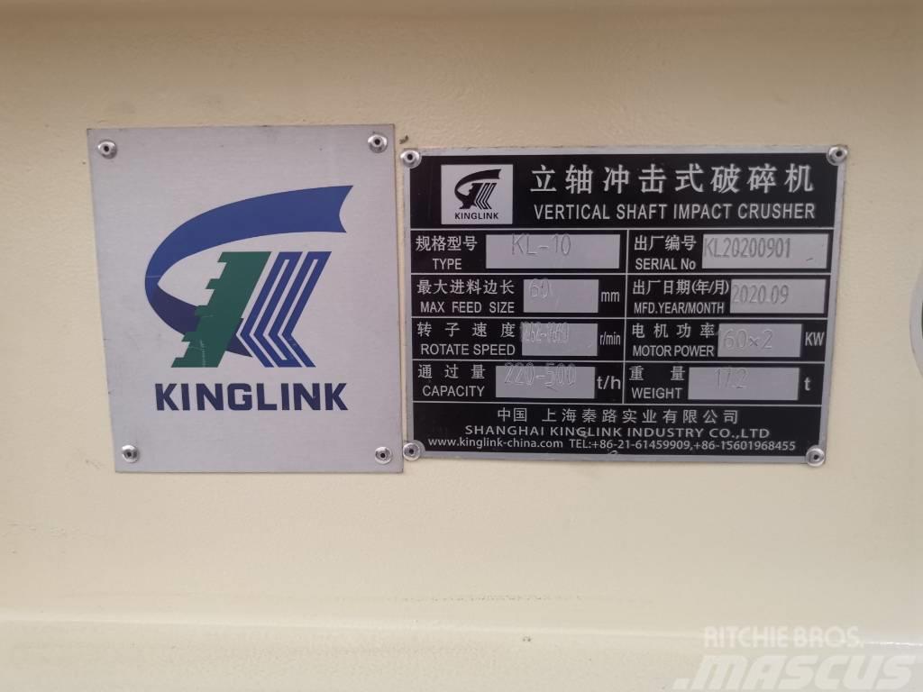Kinglink Barmac VSI crusher KL-10 | Mineral Concrete Sands Kruszarki