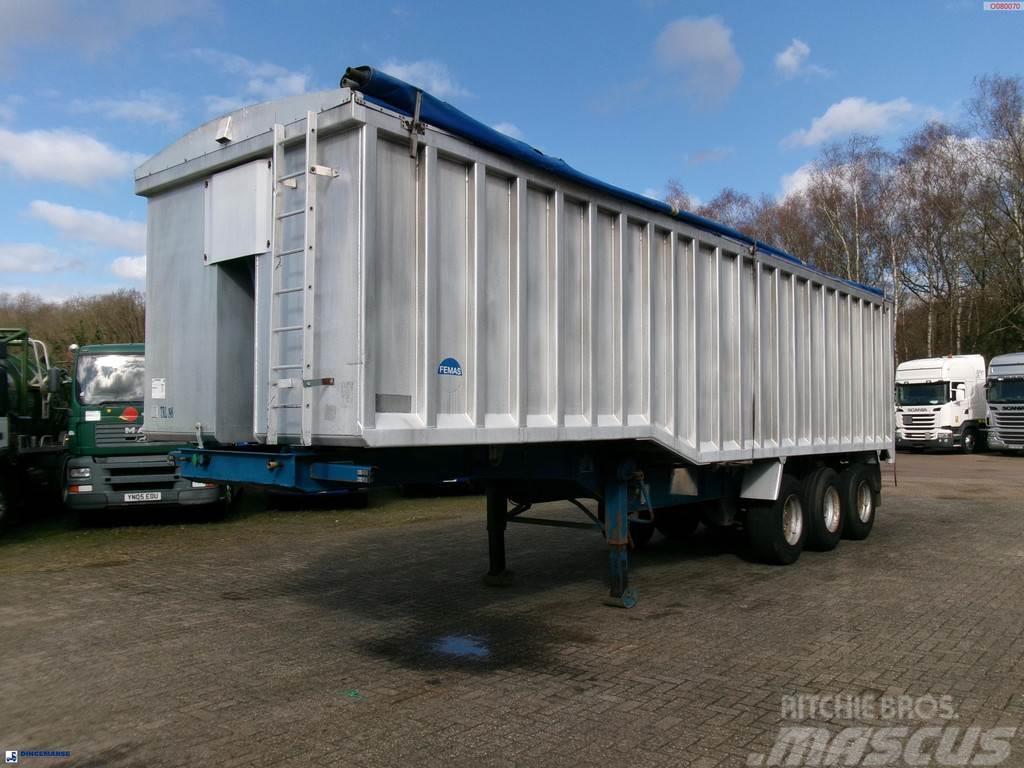 United TRAILERS Tipper trailer alu 52 m3 + tarpaulin Naczepy wywrotki / wanny