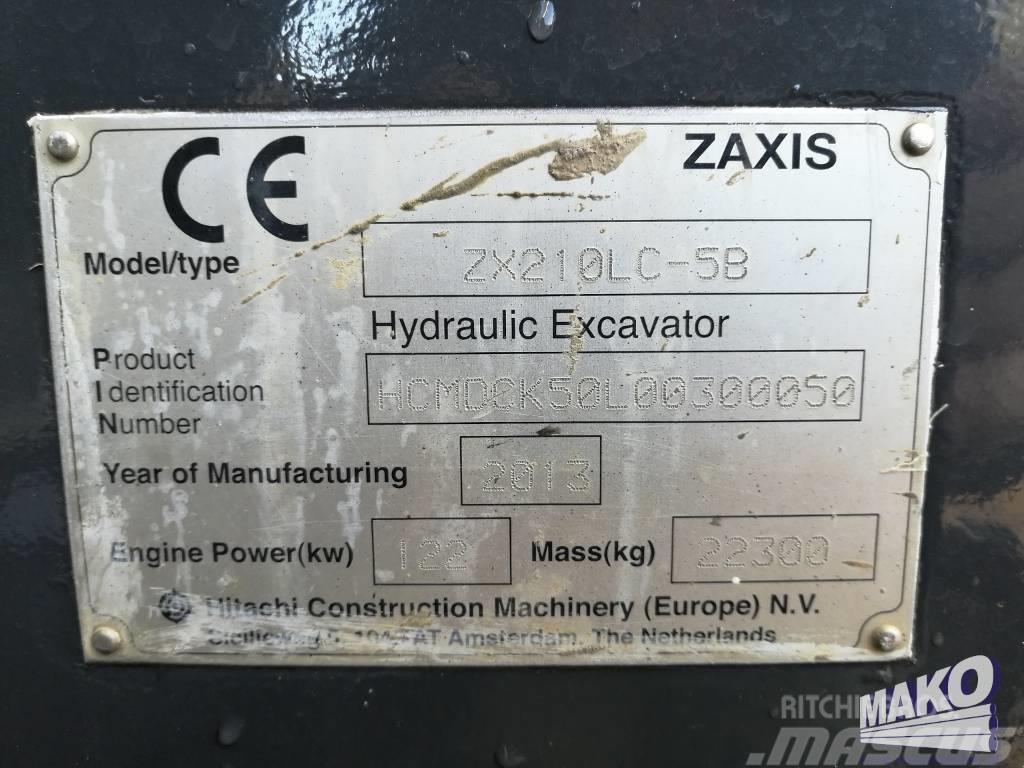 Hitachi ZX 210 LC-5 B Koparki gąsienicowe