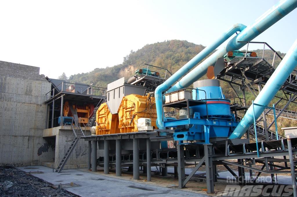 Kinglink 300TPH limestone crushing and sand production line Kompletne instalacje do produkcji kruszywa