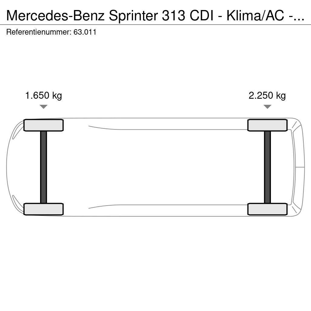 Mercedes-Benz Sprinter 313 CDI - Klima/AC - Joly B9 crane - 5 se Pick-upy / Pojazdy z otwieranymi burtami