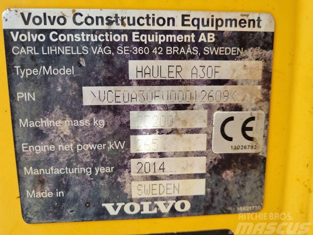 Volvo Wozidło Dumper VOLVO A30F 6x6 Wozidła przegubowe