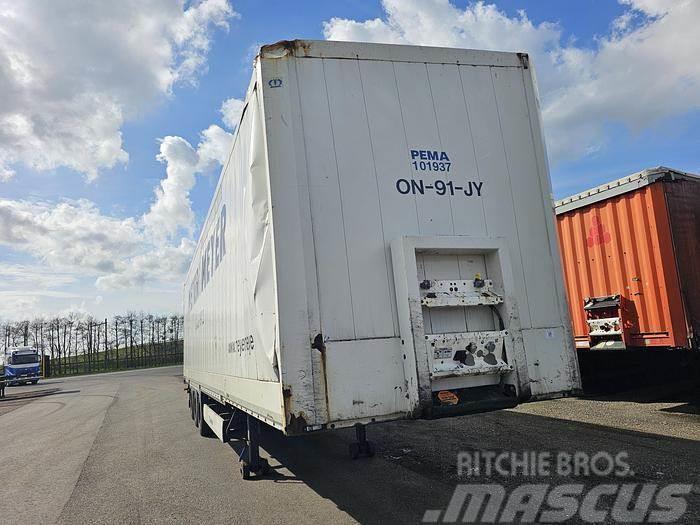 Krone sd | 3 axle mega closed box trailer| damage in fro Inne naczepy