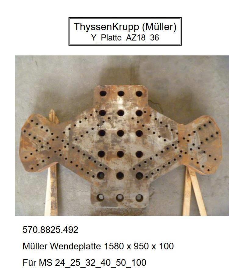 Müller Y-Platte AZ 18/36 Wibracyjne maszyny do palowania